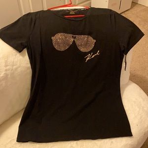 Brand new studded woman’s short sleeve tee